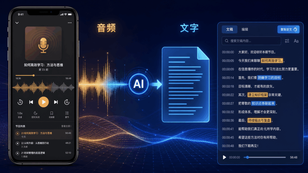 xiaoyuzhou-podcast-to-word