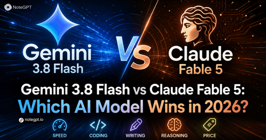 Gemini 3.8 Flash vs Claude Fable 5: Which AI Model Wins in 2026?