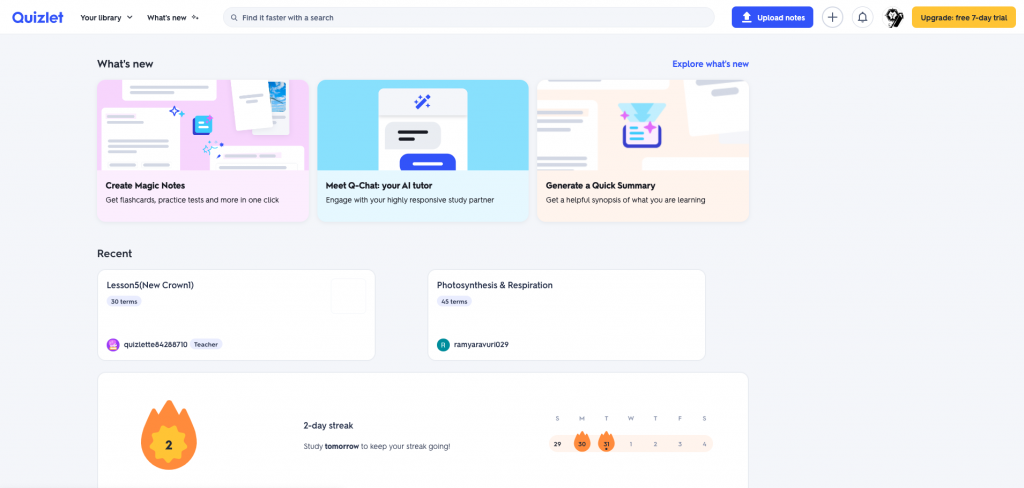 Quizlet: Flashcards, learning tools and textbook solutions