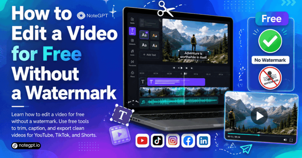 How to Edit a Video for Free Without a Watermark