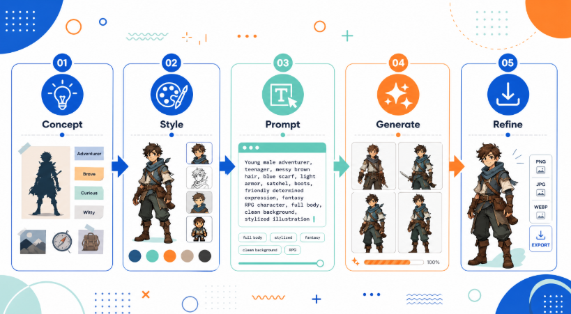 character-creation-workflow