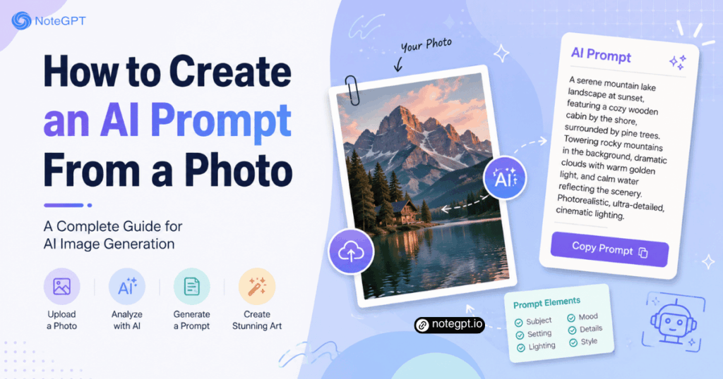 How to Create an AI Prompt From a Photo: A Complete Guide for AI Image Generation