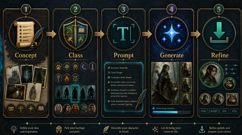 D&D- character-creation-workflow