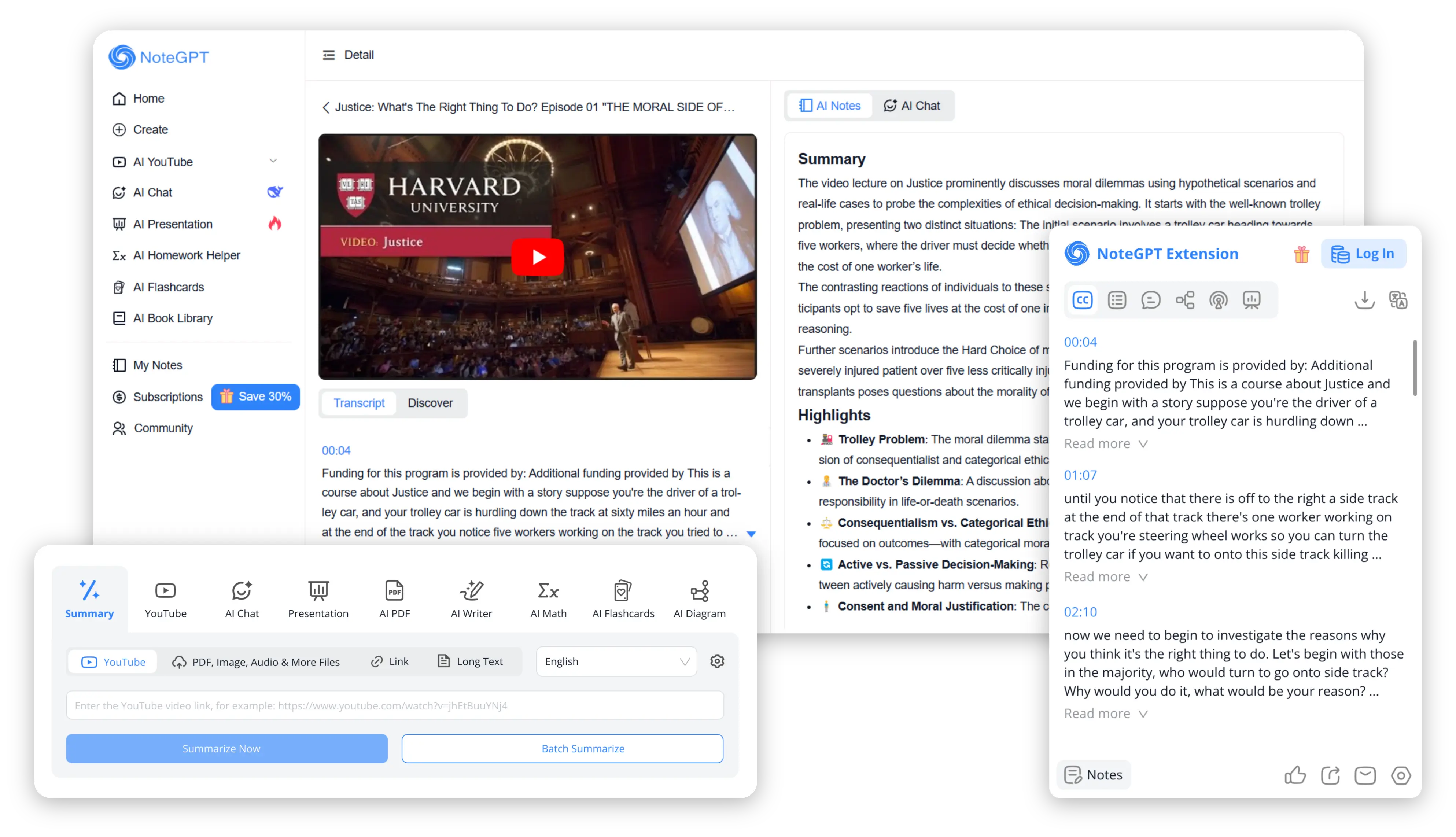 NoteGPT - Your all-in-one AI learning assistant. Summarize, Chat & Write - Fast & Free.