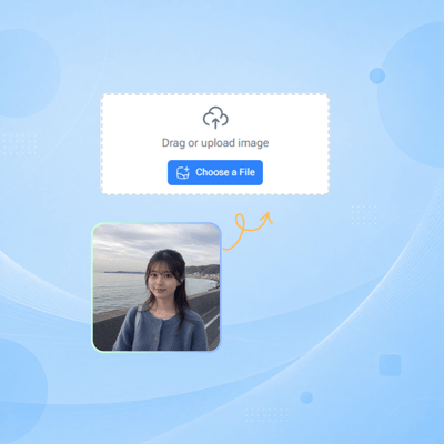 ステップ1：写真をアップロード