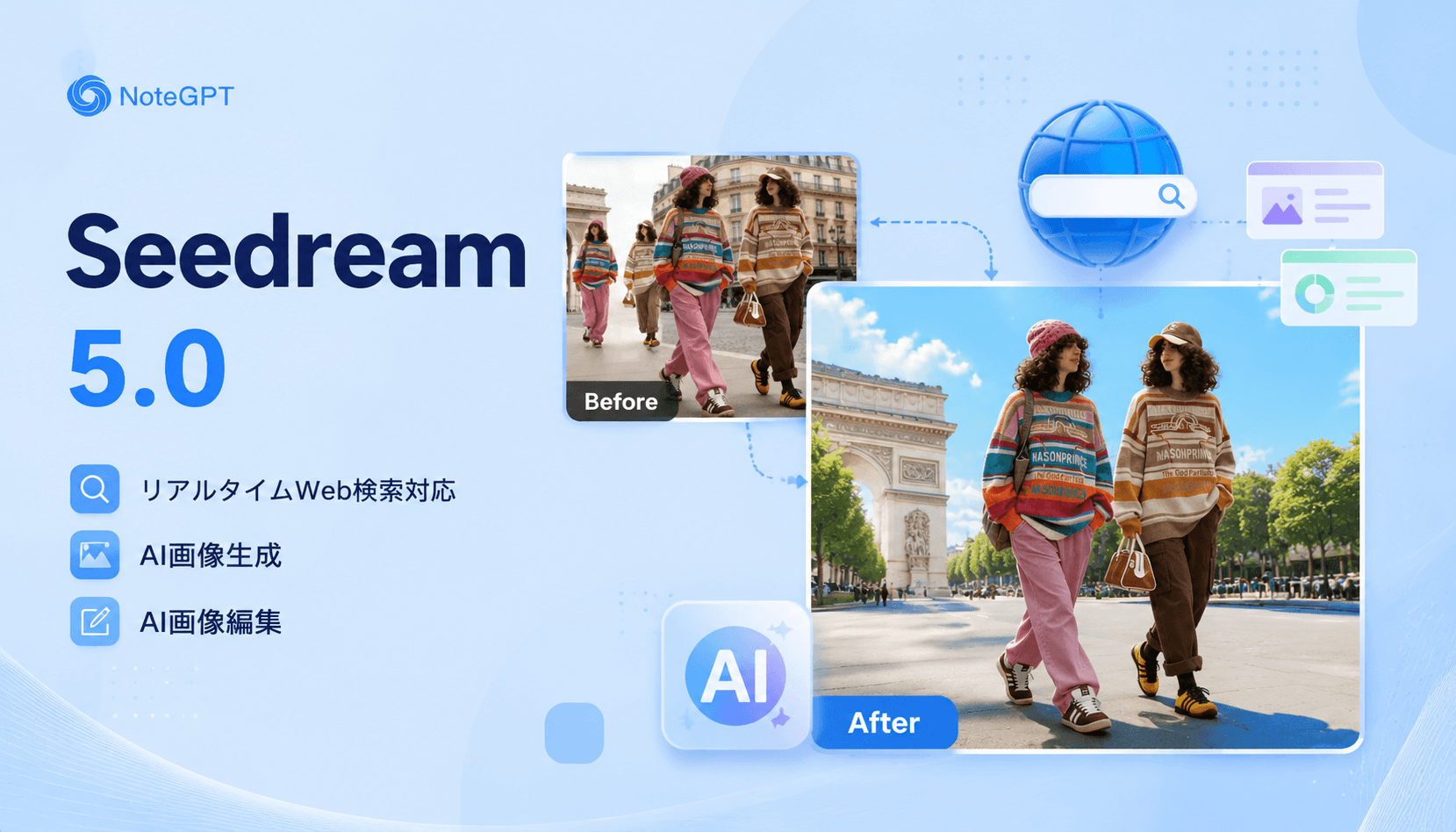 Seedream 5.0 - リアルタイムWeb検索対応のAI画像生成・AI画像編集