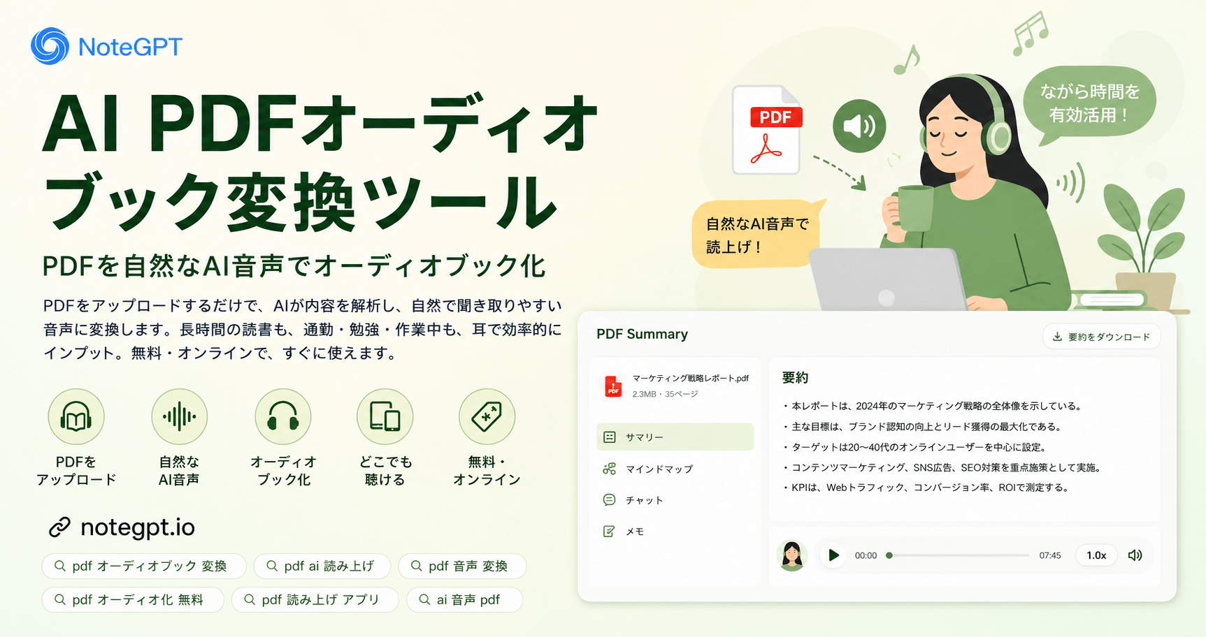 PDFオーディオブックとは？