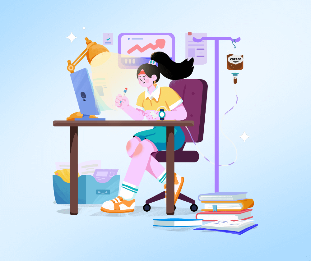 Up late writing essays?