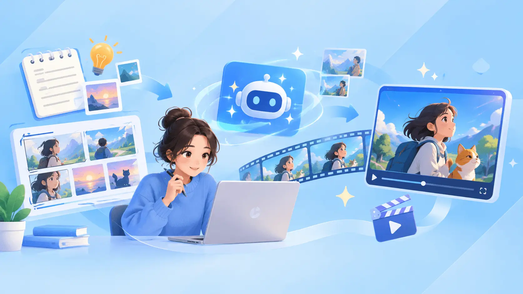 Turn Stories into Animated Videos with AI Animation Maker