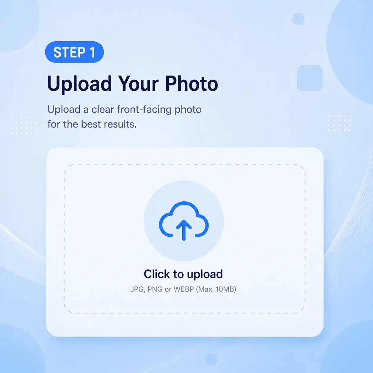 Step 1: Upload Your Photo