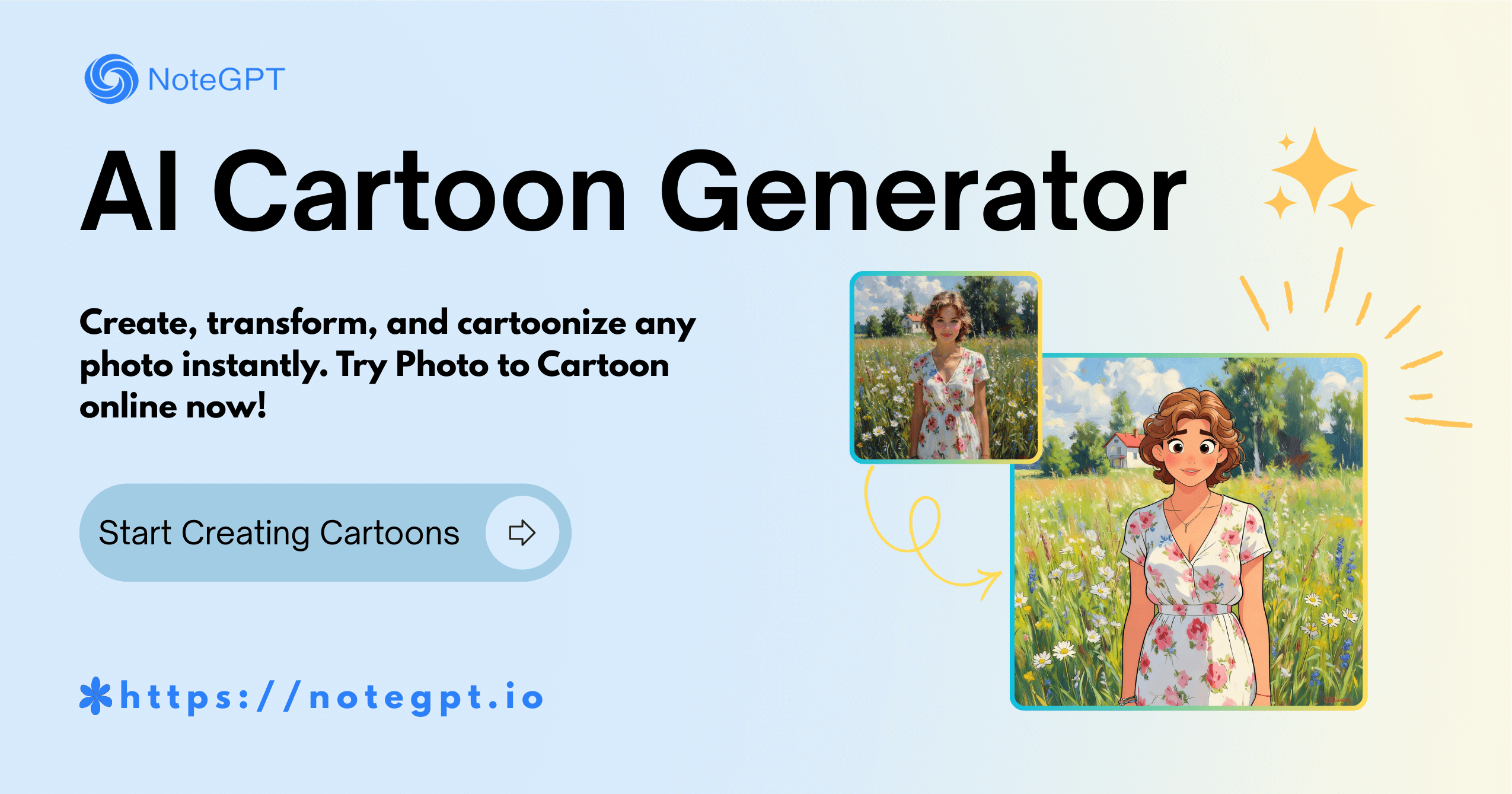 Free AI Cartoon Generator - Photo to Cartoon, No Sign-up