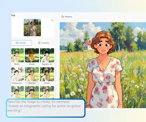 Explore Our AI Cartoon Generator