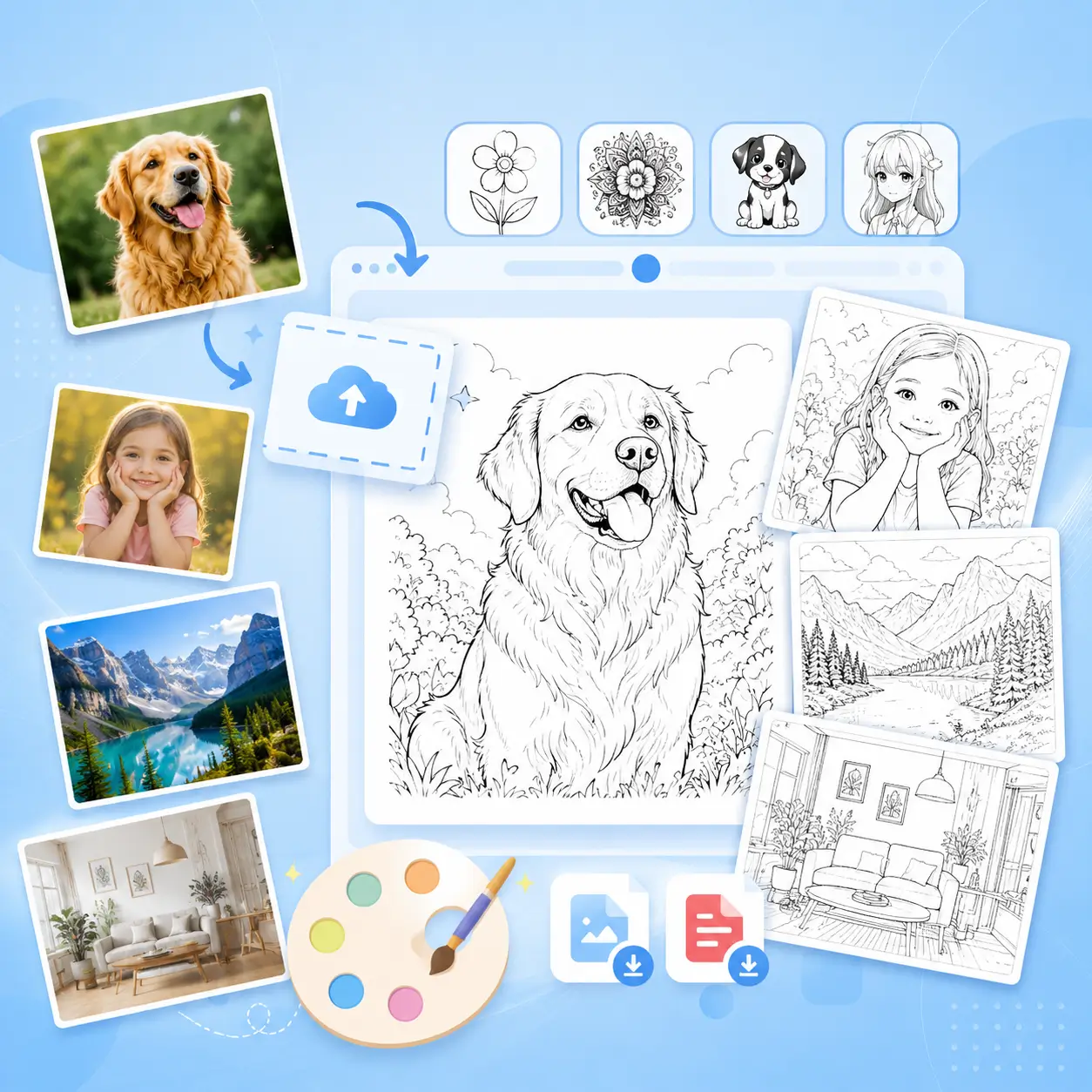 What Is AI Coloring Page Generator?