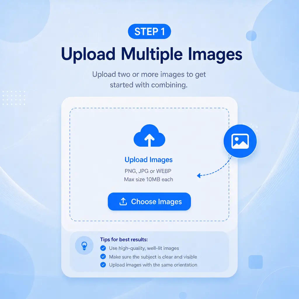 Step 1: Upload Multiple Images