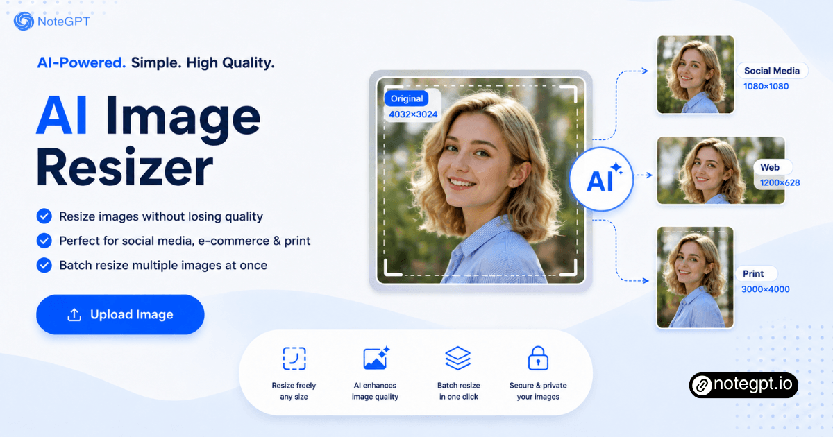 AI Image Resizer - Free Resize Without Quality Loss