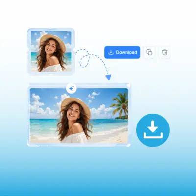 Step 3: Resize, Download & Share