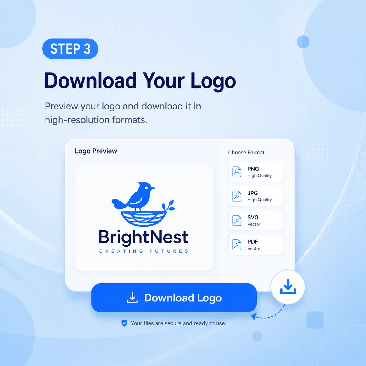 第3步：下载您的Logo