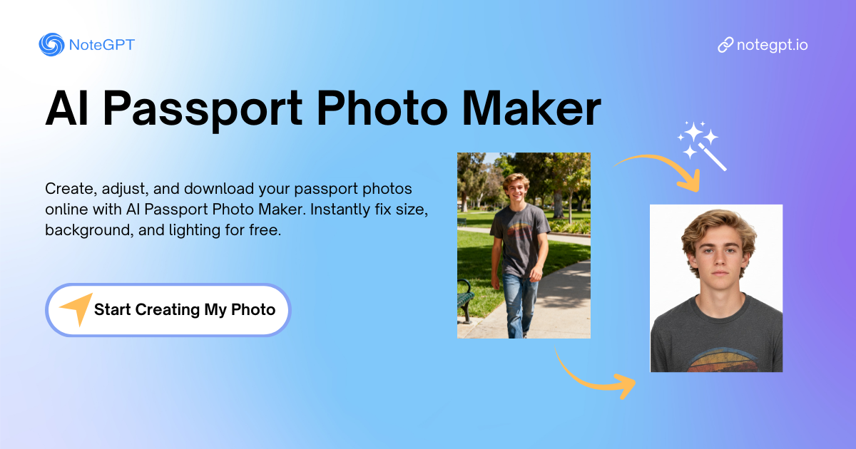 AI Passport Photo Maker - Free Online, No Sign-up
