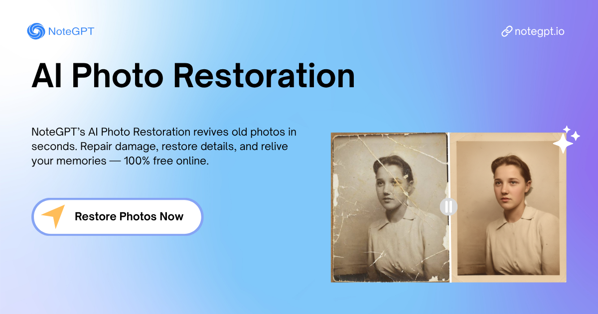 AI Photo Restoration – Restore Old Photos Online for Free