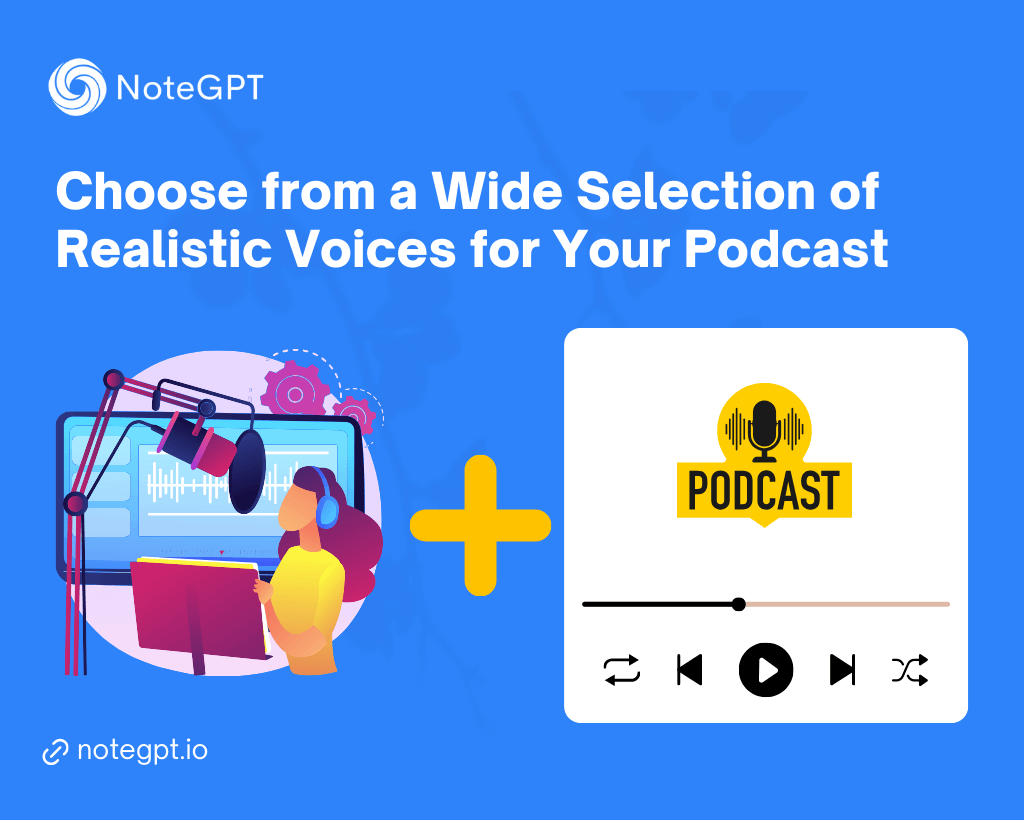 Choose from a Wide Selection of Realistic Voices for Your Podcast