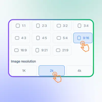 Step 2: Customize Styles and Aspect Ratios