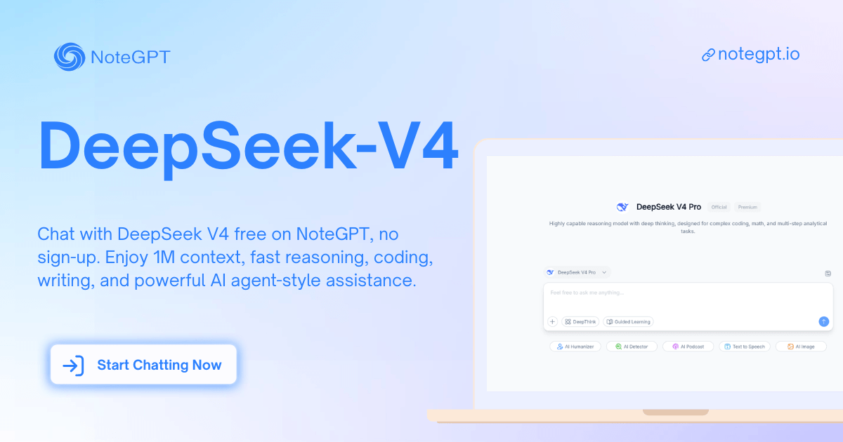 DeepSeek-V4 - Chat with DeepSeek-V4 Free, No Sign-up