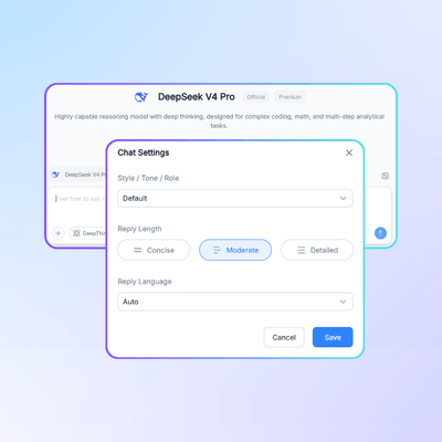Step 2: Upload Files or Type a Prompt