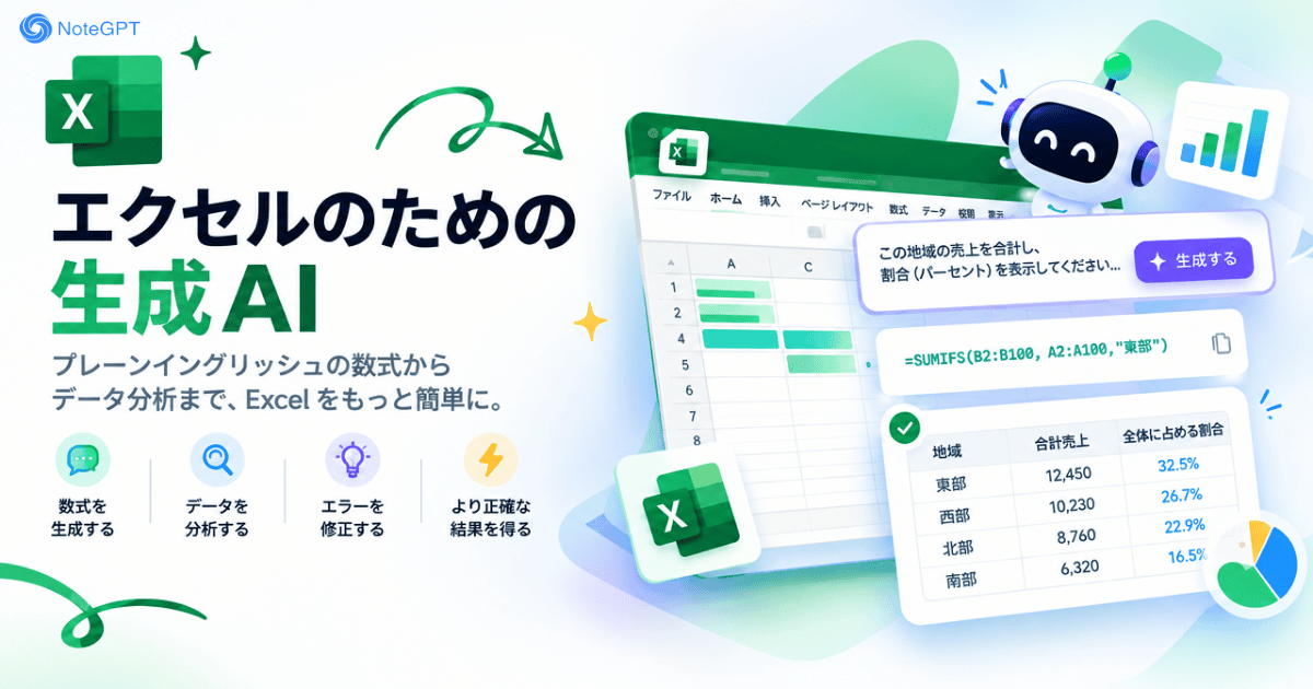 文章で伝えた計算内容から Excel の数式を作成するツール