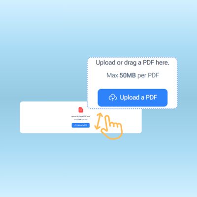 Step 1: Upload Your PDF File