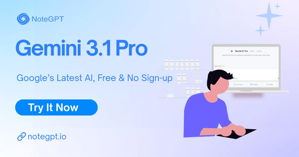 Gemini 3.1 Pro - Google’s Latest AI, Free & No Sign-up