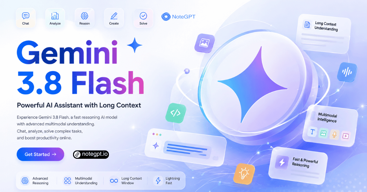 Gemini 3.8 Flash - Powerful AI Assistant with Long Context
