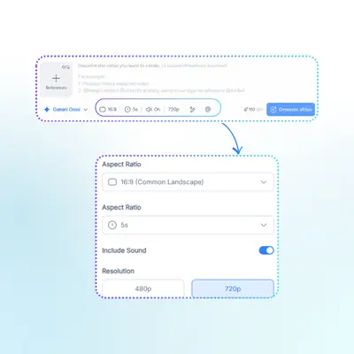 Step 2: AI generates your video