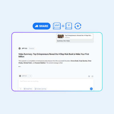 Step 3: Copy or Continue the Chat