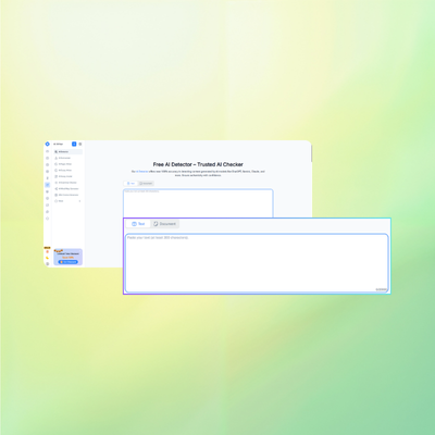 Step 1: Paste Text or Upload a File