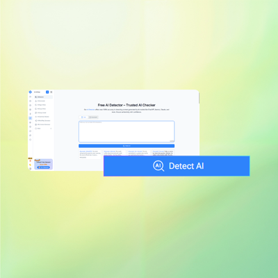 Step 2: Start the AI Detection