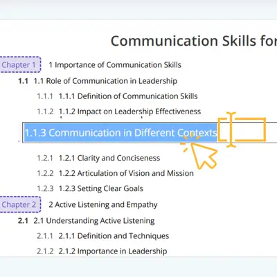 Step2: Adjust the Structure