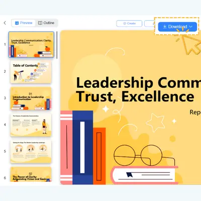 Step 3: Fill in the topic of your PPT