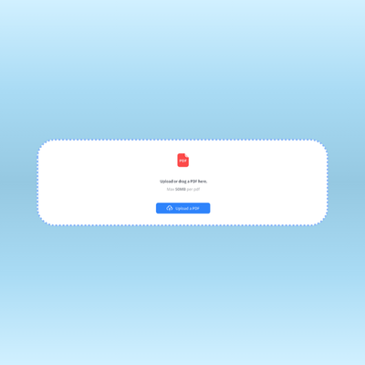 Step 1: Upload Your PDF File
