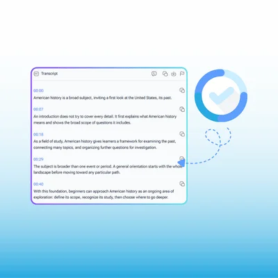 Review the generated script before creating your video